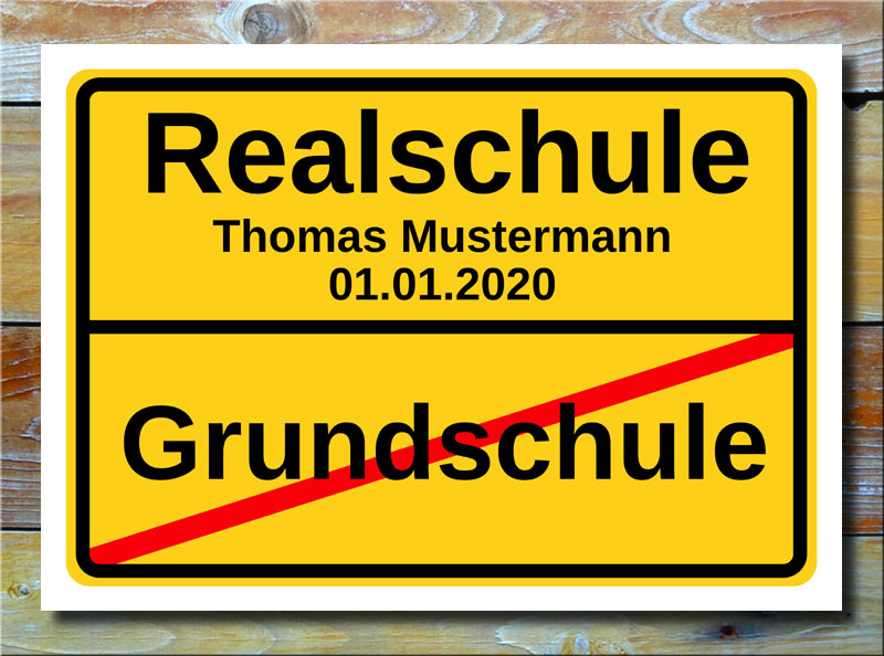 Ortsschild Grundschule Realschule