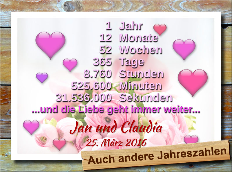 Jahre sprüche 3 zusammen 3 Jahre